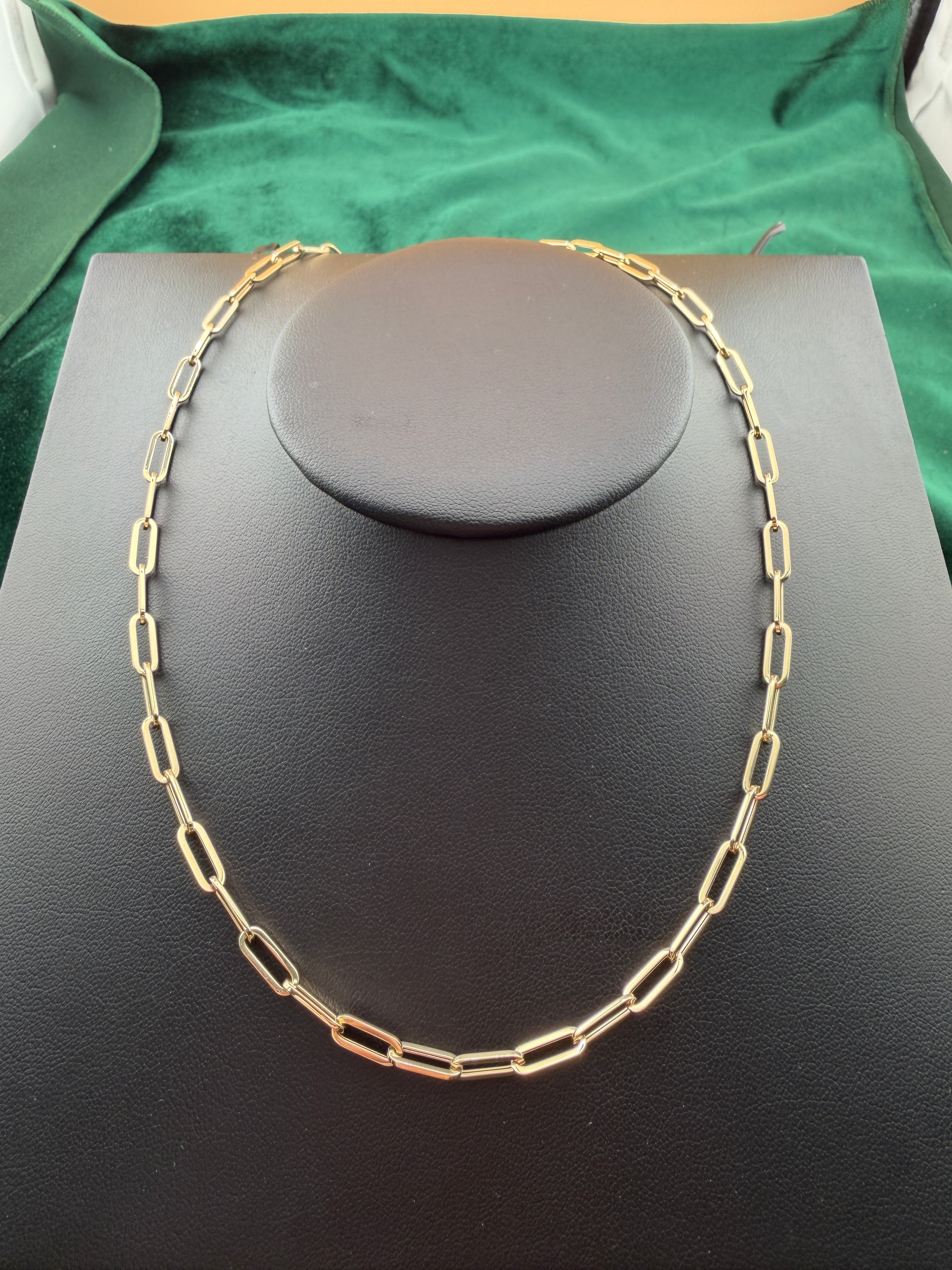 Paper-Clip Chain Necklace