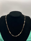 14K Gold Flat Paperclip Chain Necklace – 18 Inch Real Gold Link Necklace for Women