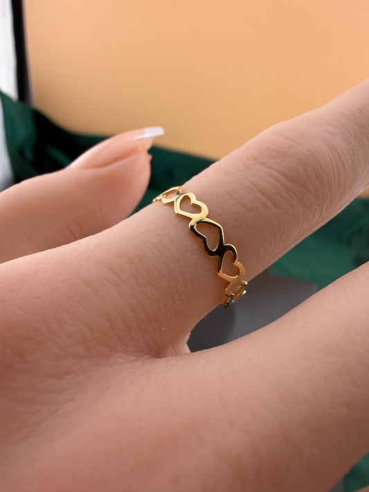 Eternity Heart Ring