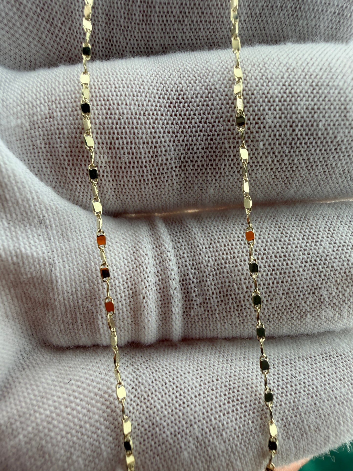 Diamond Cut Chain Necklace