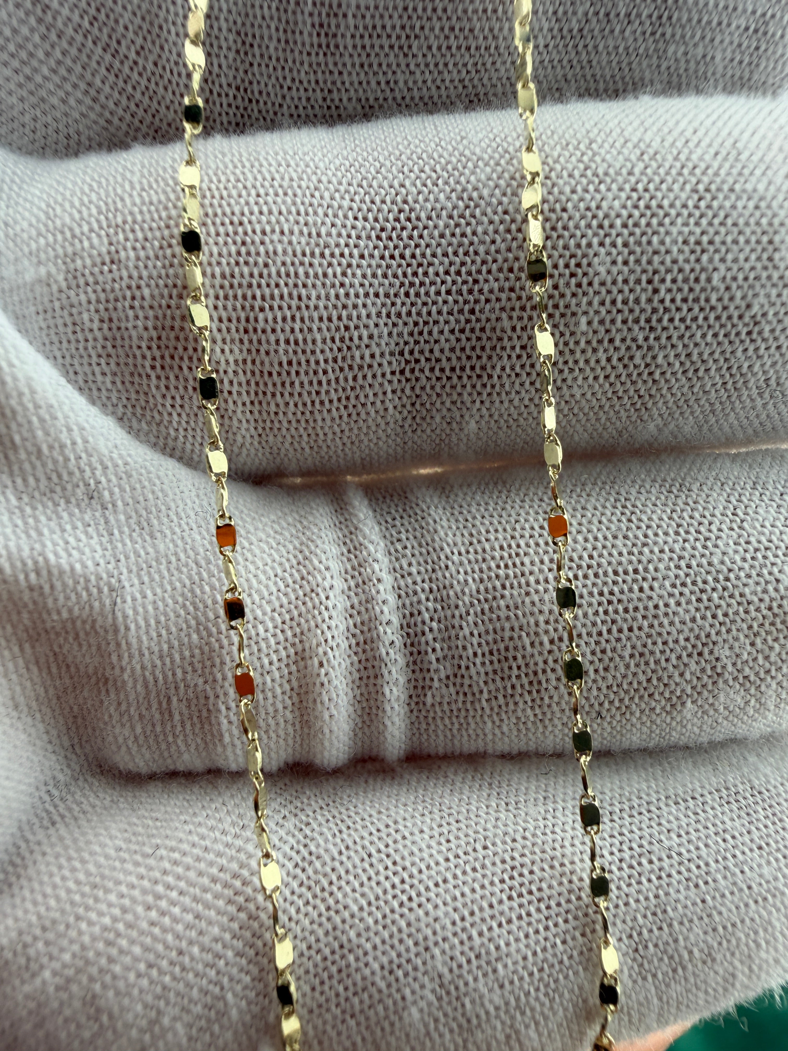 Diamond Cut Chain Necklace