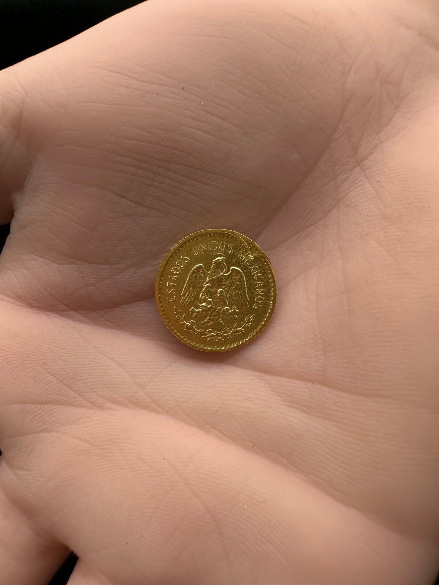 Solid Gold Mexican Coin Pendant – 50 Peso, 10 Peso, 5 Peso, 2.5 Peso, 2 Peso