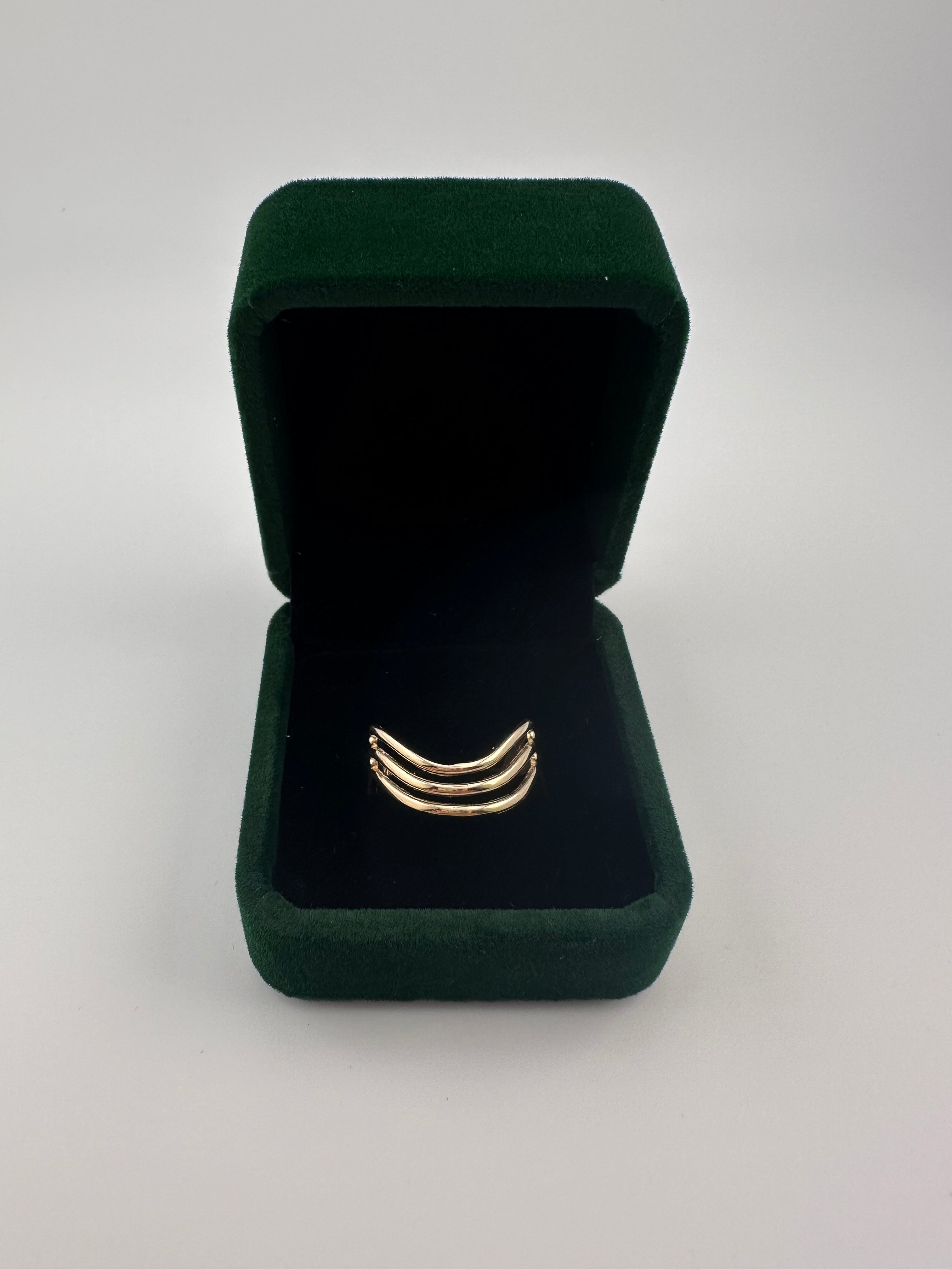 14k Solid Gold Thumb Ring – Size 7