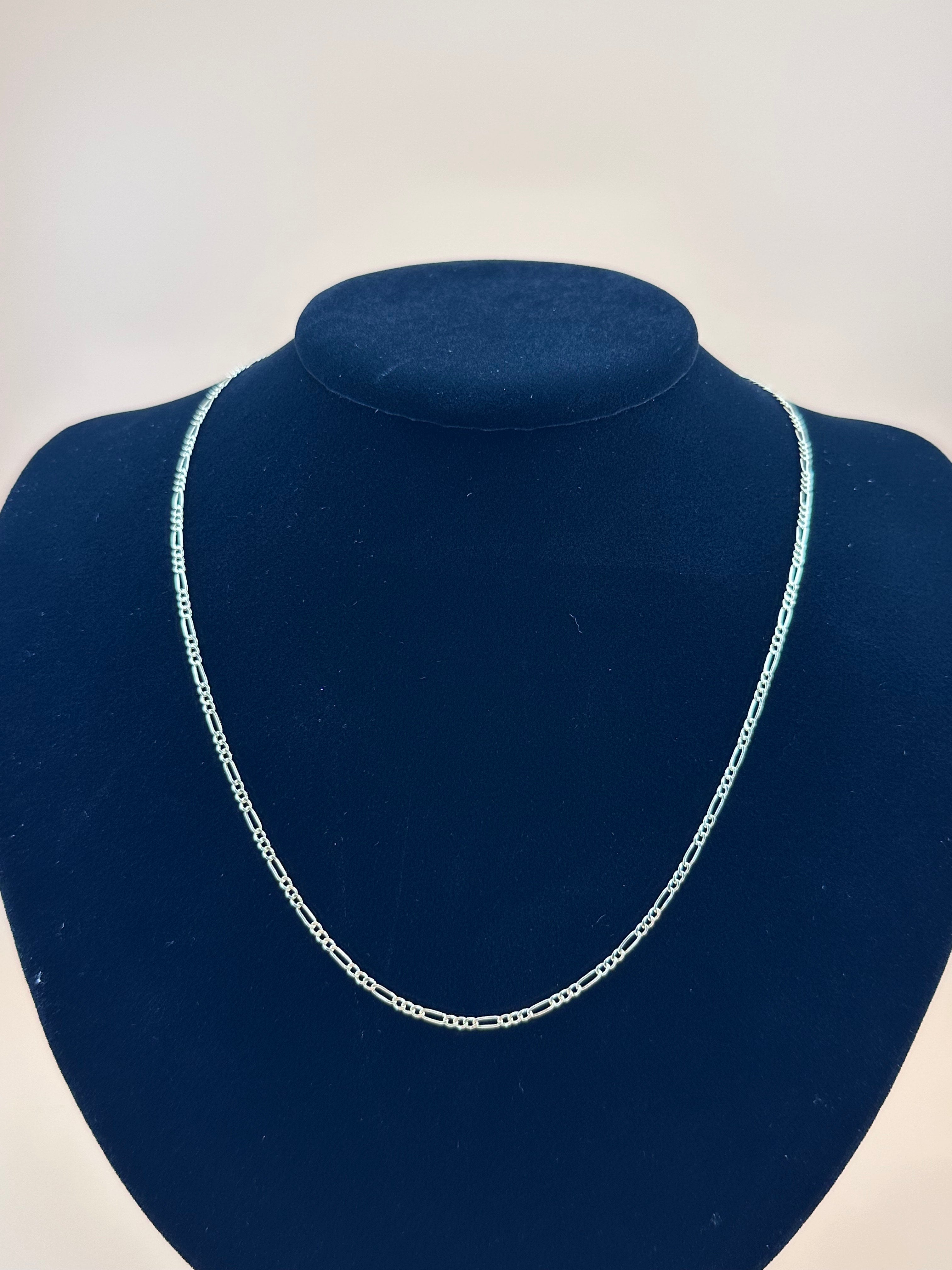 14K Gold Hollow Figaro Chain