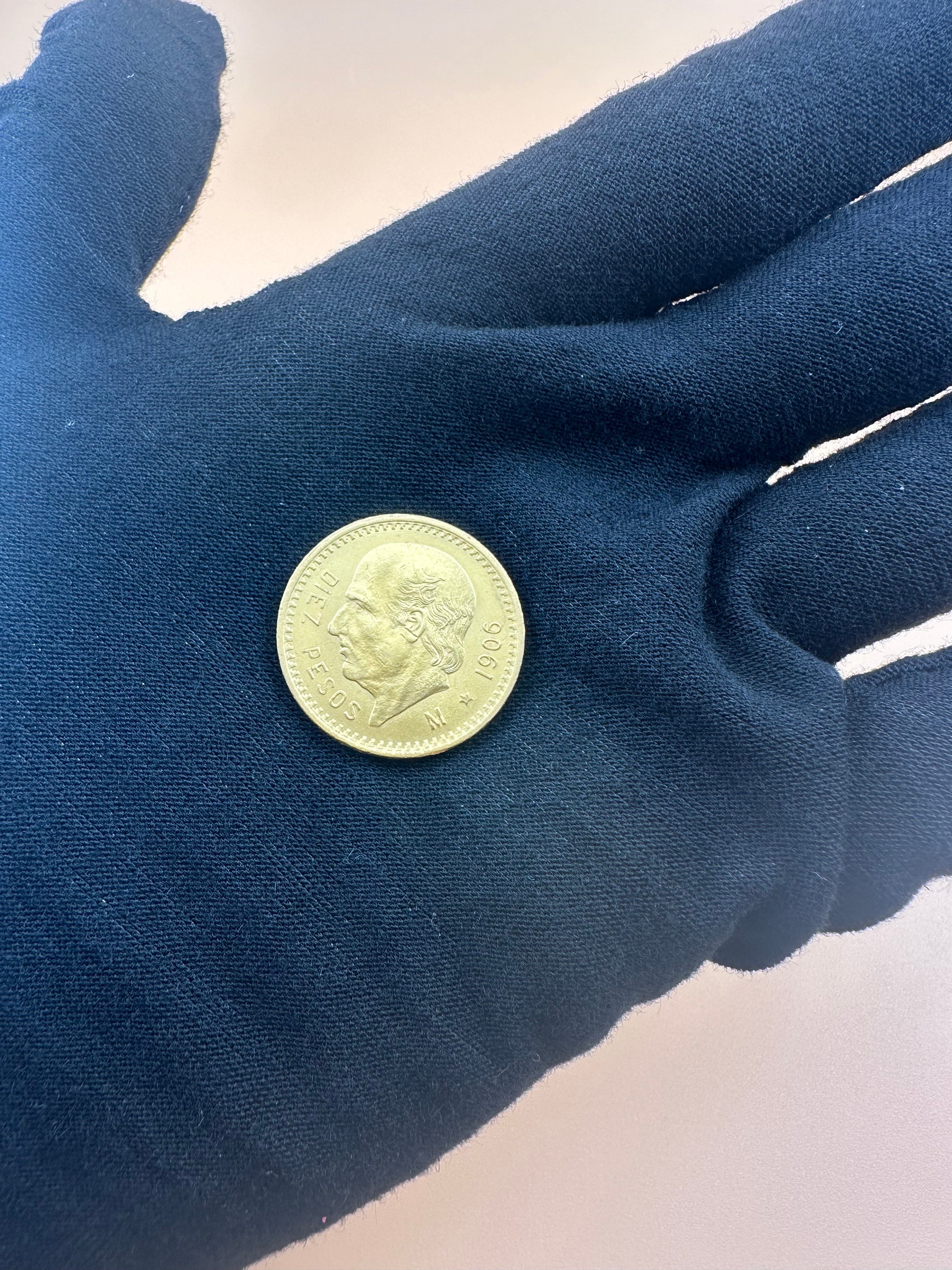 Solid Gold Mexican Coin Pendant – 50 Peso, 10 Peso, 5 Peso, 2.5 Peso, 2 Peso