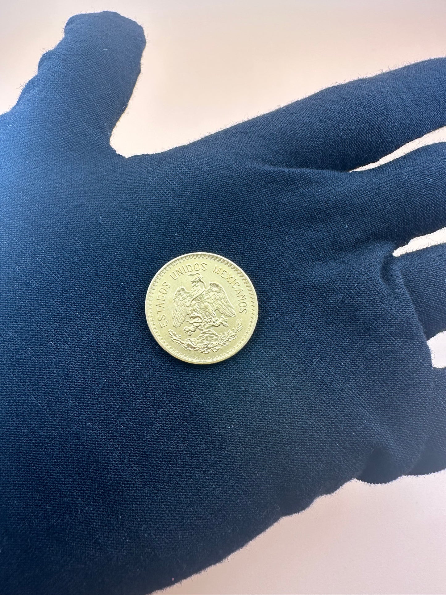 Solid Gold Mexican Coin Pendant – 50 Peso, 10 Peso, 5 Peso, 2.5 Peso, 2 Peso