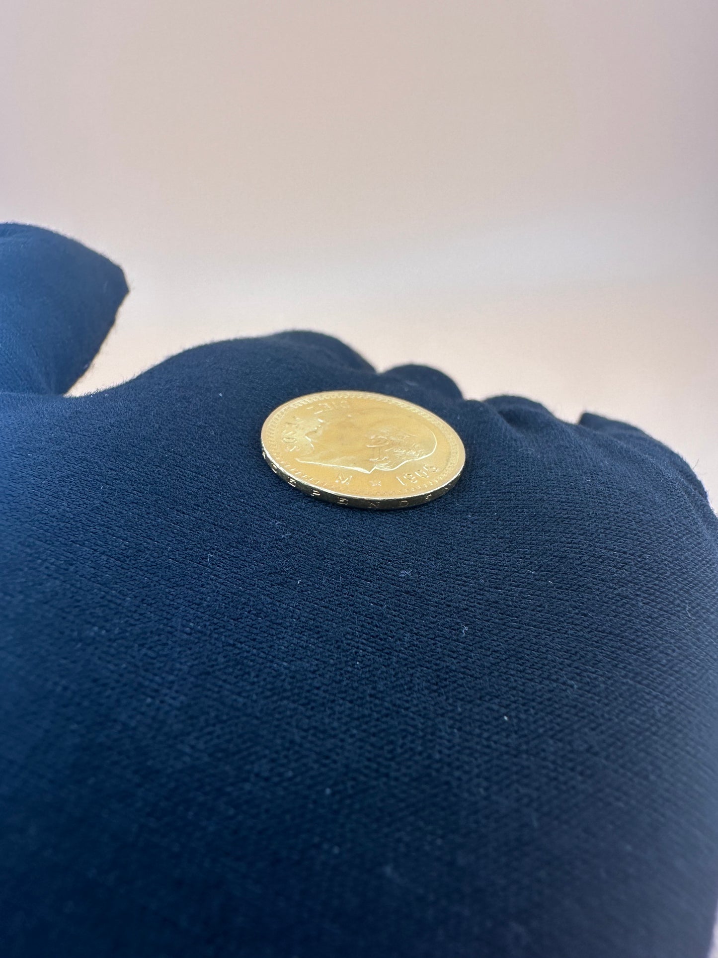 Solid Gold Mexican Coin Pendant – 50 Peso, 10 Peso, 5 Peso, 2.5 Peso, 2 Peso