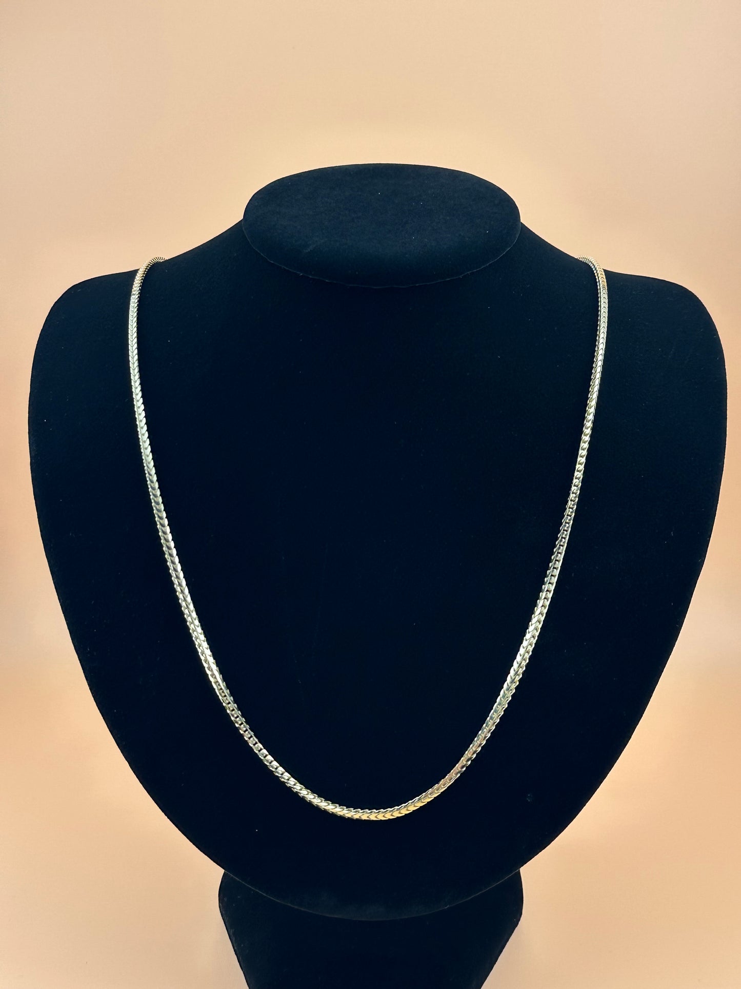 14K Solid Gold Franco Chain – 2.2mm – Men’s & Women’s Gold Chain