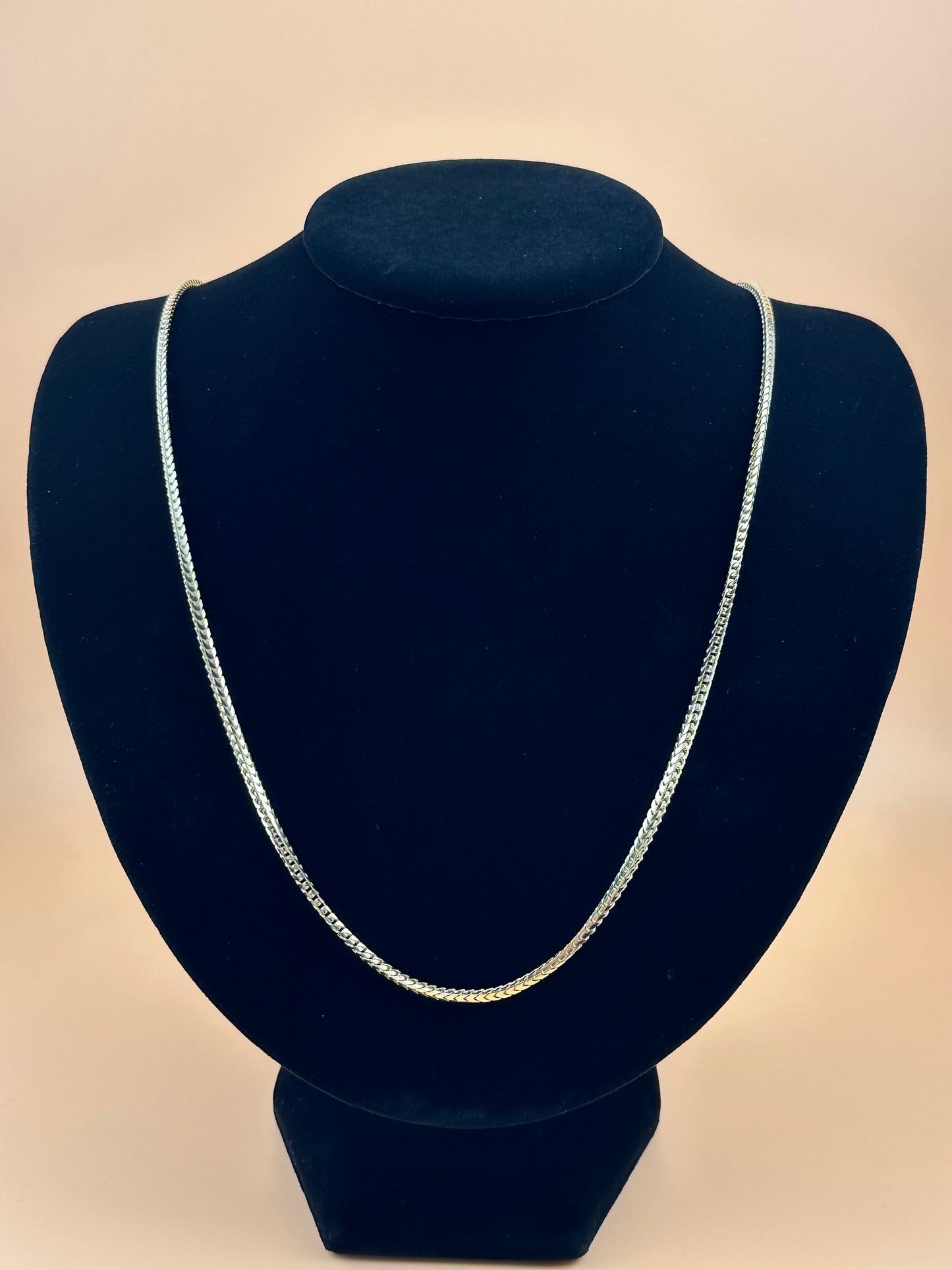 14K Solid Gold Franco Chain – 2.2mm – Men’s & Women’s Gold Chain