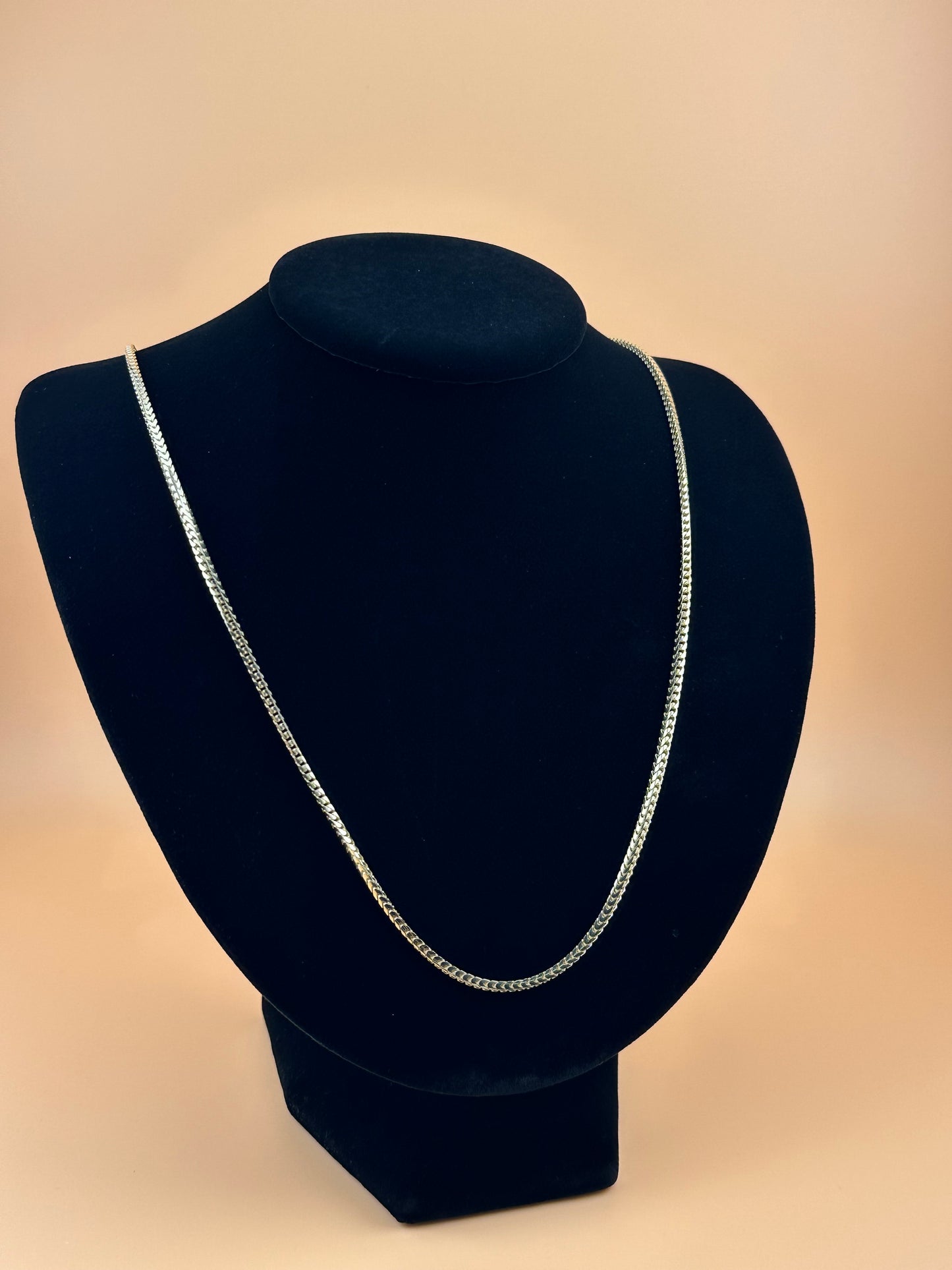14K Solid Gold Franco Chain – 2.2mm – Men’s & Women’s Gold Chain