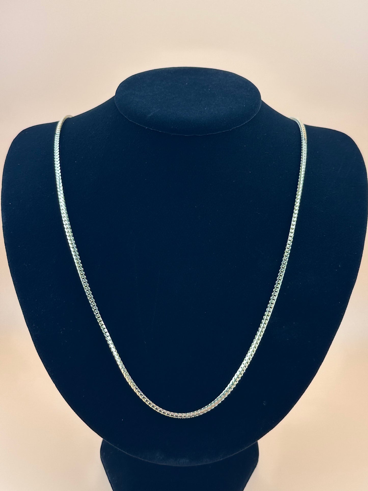14K Solid Gold Franco Chain – 2.2mm – Men’s & Women’s Gold Chain