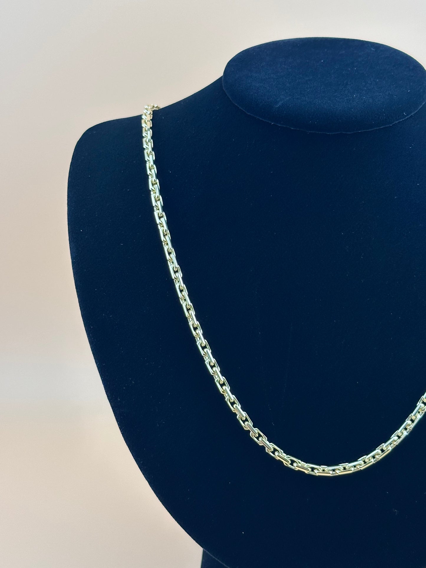 14K Solid Gold Fancy Link Chain – 3.5mm – Men’s & Women’s Gold Chain (8.5"–26")