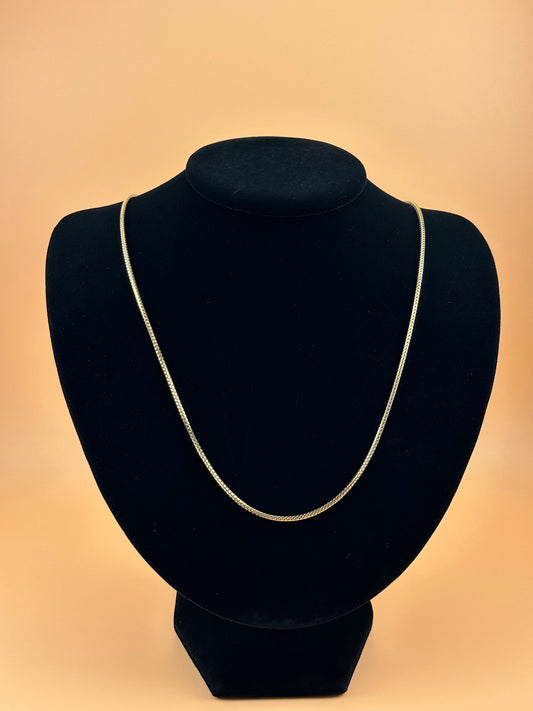 14K Solid Gold Franco Chain – 1.6mm Round Link Necklace & Bracelet