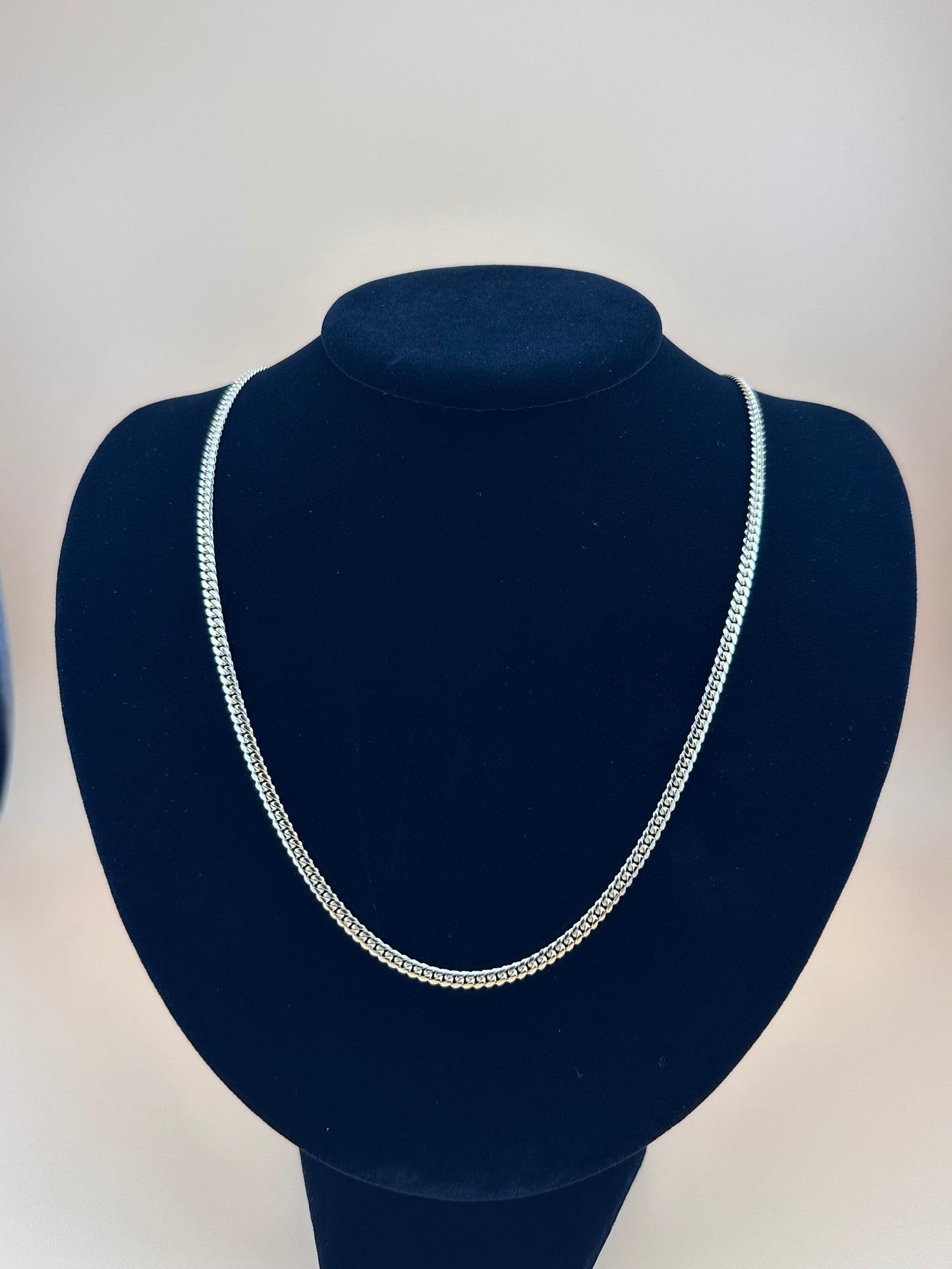 14K Solid Gold Miami Cuban Chain – 3.3mm Real Gold Bracelet & Necklace