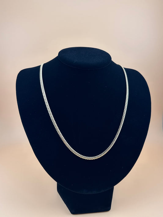 14K Solid Gold Miami Cuban Chain – 3.3mm Real Gold Bracelet & Necklace