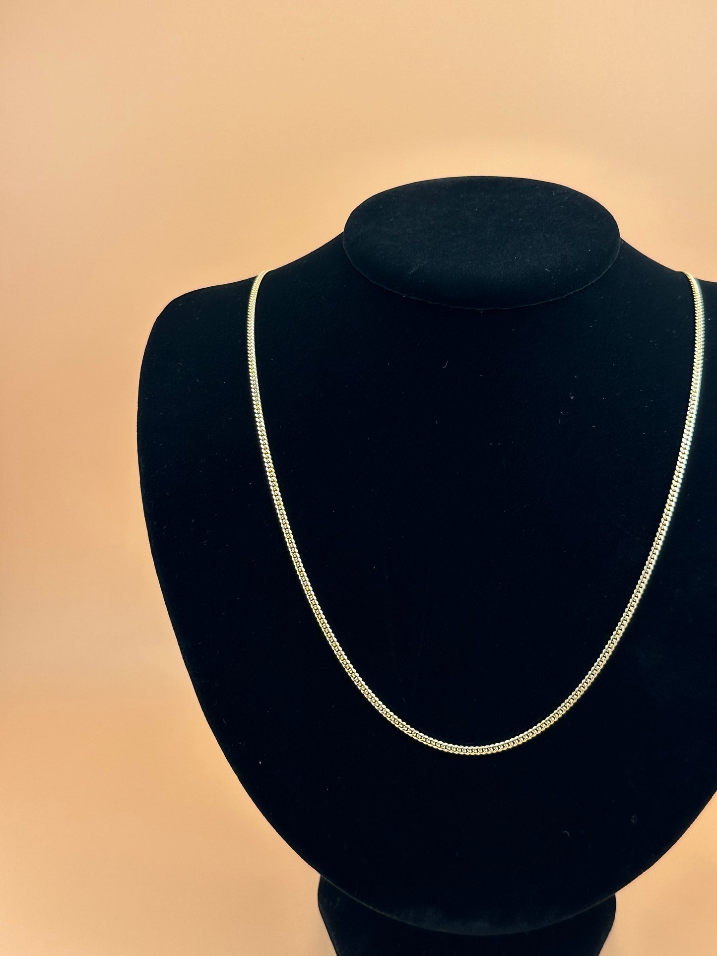 14K Solid Gold Miami Cuban Chain 2.2mm – Real Gold 16”-24”