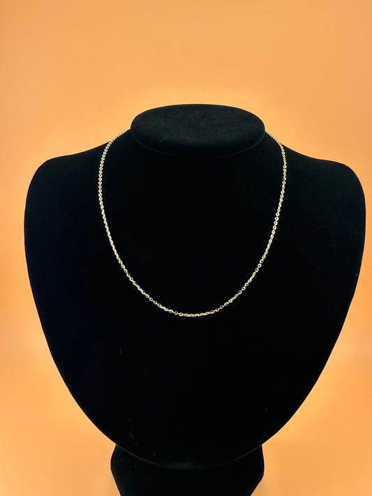 14K Gold DC Rolo Cable Chain Necklace – 1.6mm