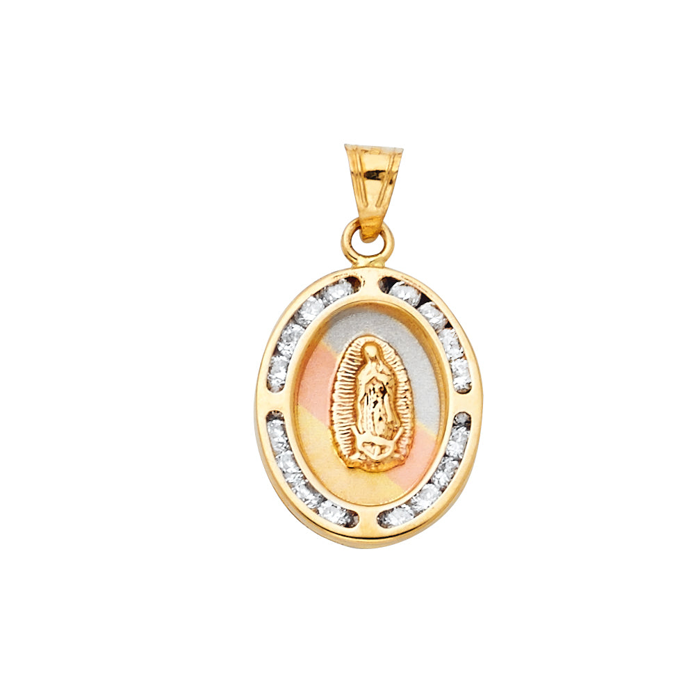 14K Yellow Gold Religious Pendant - PT191
