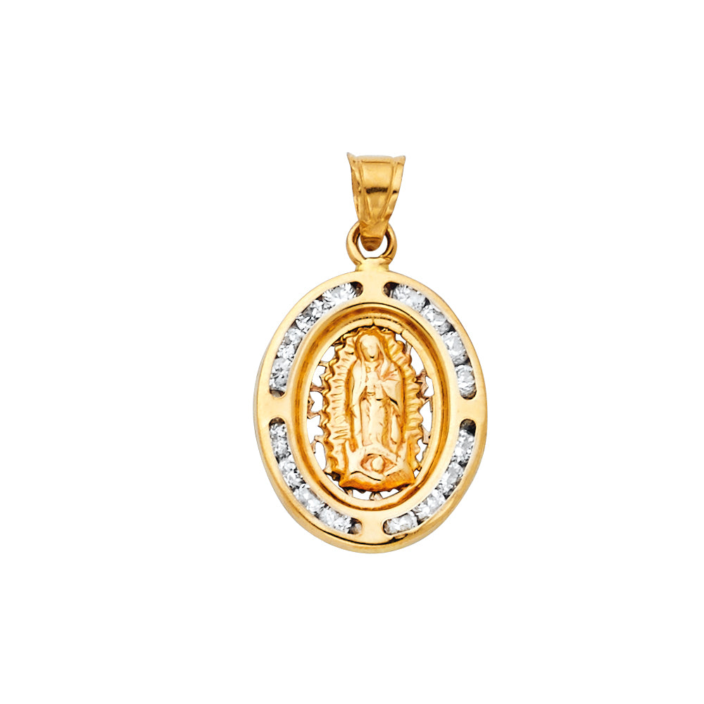 14K Yellow Gold Religious Pendant - PT192