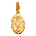 14K Yellow Gold Religious Pendant - PT278