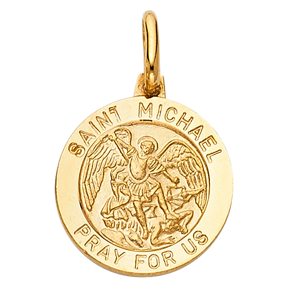 14K Yellow Gold Religious Pendant - PT282