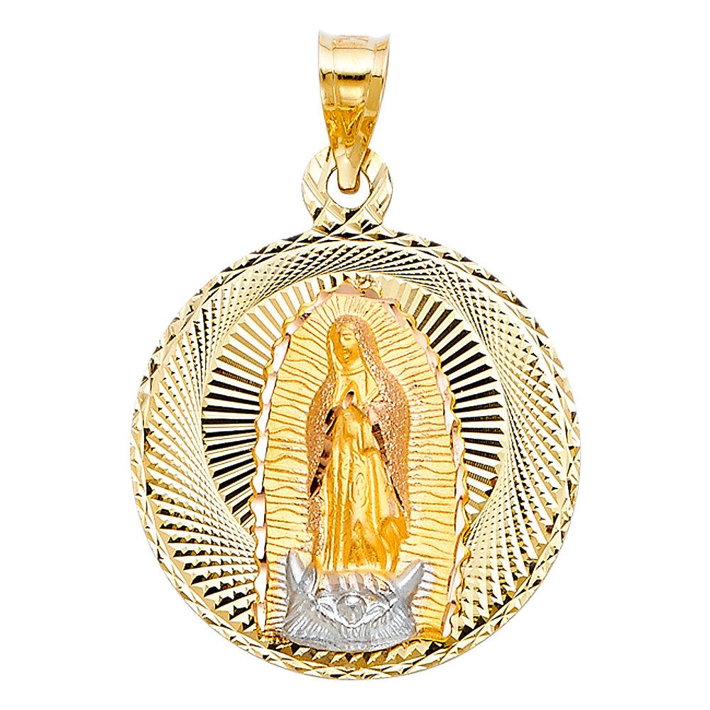 14K Yellow Gold Religious Pendant - PT296