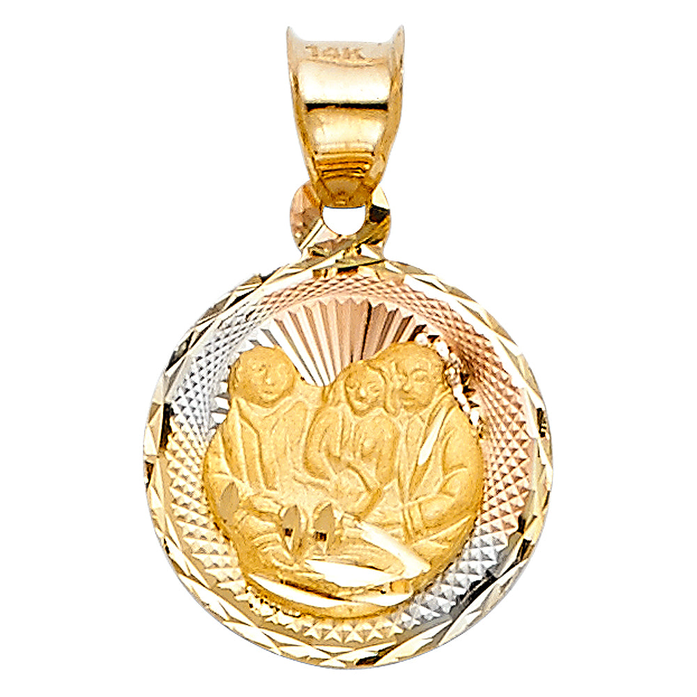 14K Yellow Gold Religious Pendant - PT303