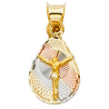 14K Yellow Gold Religious Pendant - PT346