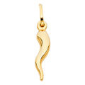 14K Yellow Gold Nature, Sports, Evil Eye & Baby Pendant - PT456