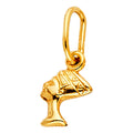 14K Yellow Gold Nature, Sports, Evil Eye & Baby Pendant - PT475