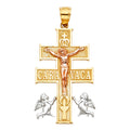 14K Yellow Gold Religious Pendant - PT1166