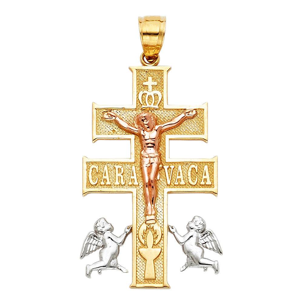 14K Yellow Gold Religious Pendant - PT1166