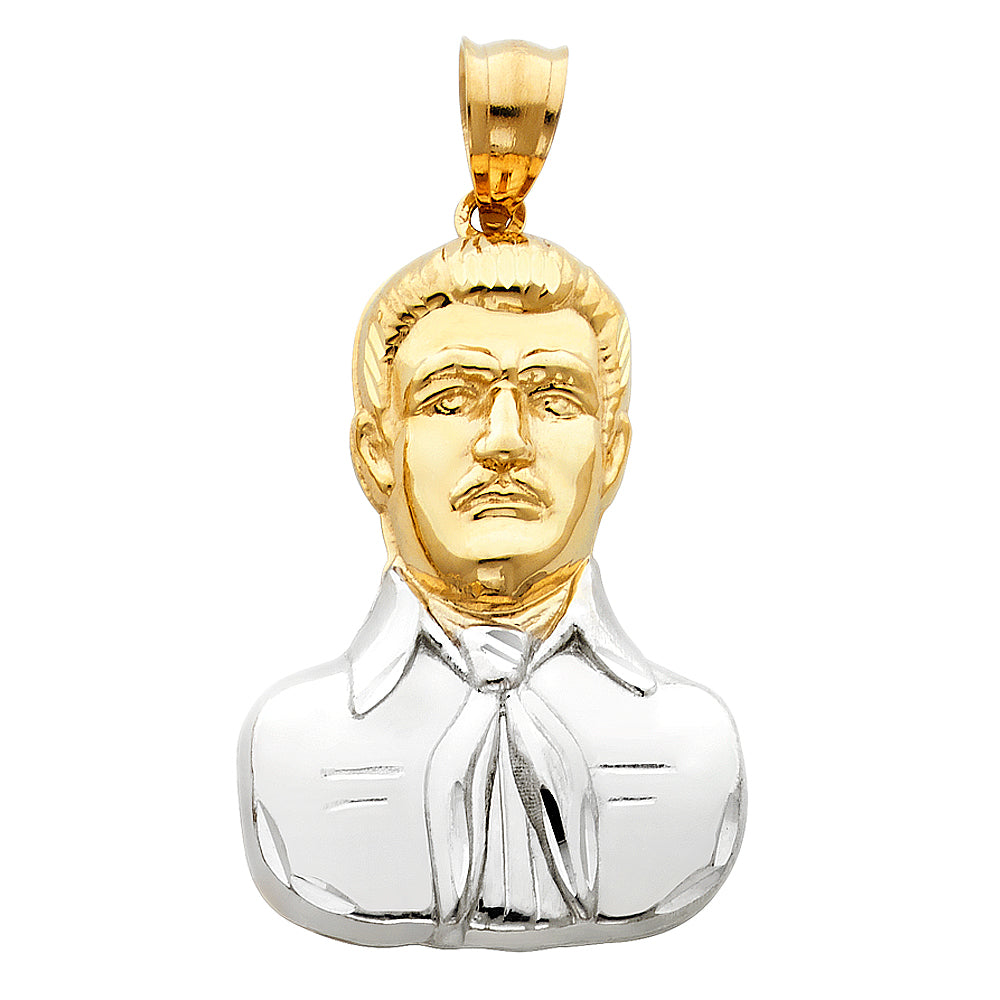 14K Yellow Gold Gun, Money & Animal Pendant - PT1515