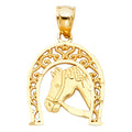 14K Yellow Gold Animal, Sea Life & Butterfly Pendant - PT1640