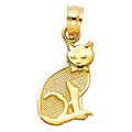 14K Yellow Gold Animal, Sea Life & Butterfly Pendant - PT1659
