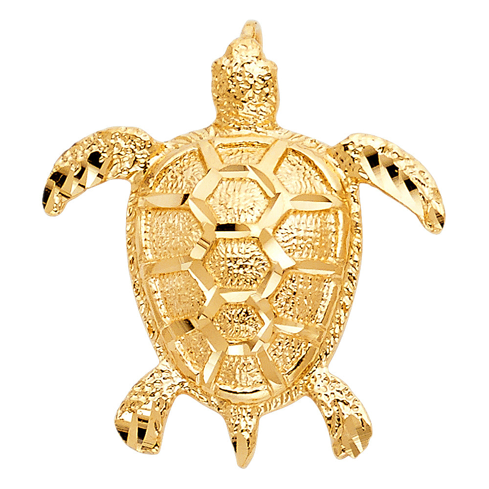 14K Yellow Gold Animal, Sea Life & Butterfly Pendant - PT1683