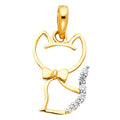 14K Yellow Gold Animal, Sea Life & Butterfly Pendant - PT1746