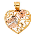 14K Yellow Gold Animal, Sea Life & Butterfly Pendant - PT1942