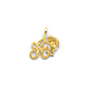 14K Yellow Gold Alphabet & Number Jewelry - PT2053 - Letter A