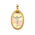 14K Yellow Gold Religious Pendant - PT2254