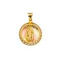 14K Yellow Gold Religious Pendant - PT2304