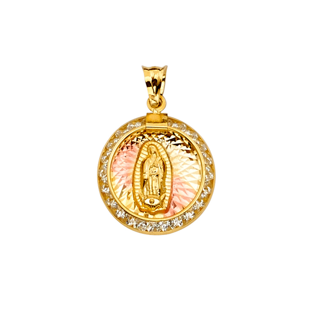 14K Yellow Gold Religious Pendant - PT2304