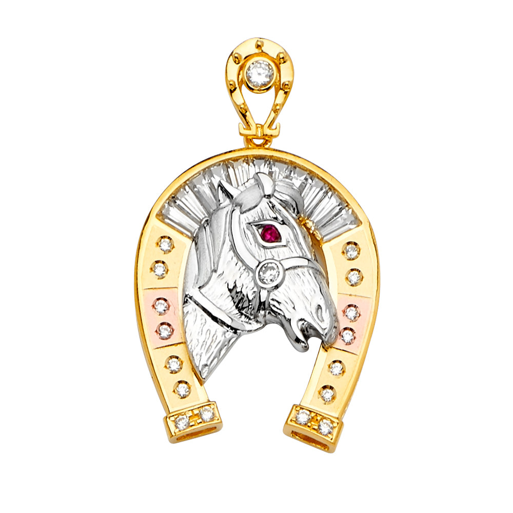 14K Yellow Gold Animal, Sea Life & Butterfly Pendant - PT2382