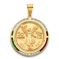 14K Yellow Gold Coin & Coin Frame - PT2759