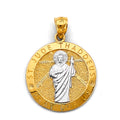 14K Yellow Gold Religious Pendant - PT2910