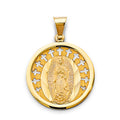 14K Yellow Gold Religious Pendant - PT3061
