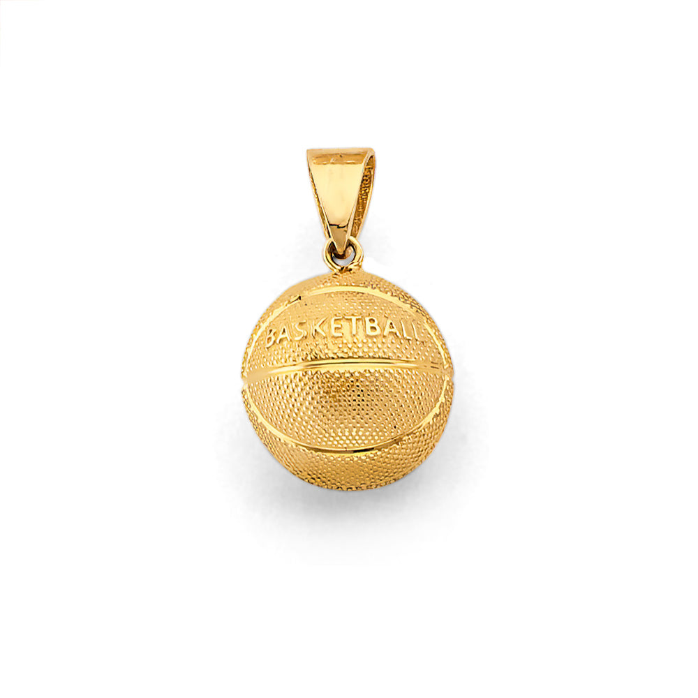 14K Yellow Gold Nature, Sports, Evil Eye & Baby Pendant - PT3095