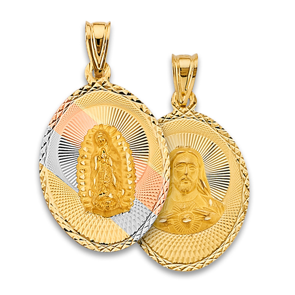 14K Yellow Gold Religious Pendant - PT3149