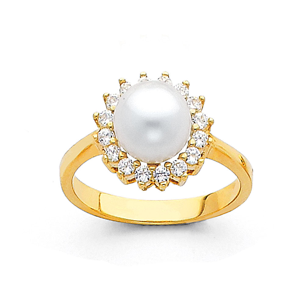 14K Yellow Gold Half Set - RG695