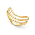 14k Solid Gold Thumb Ring – Size 7